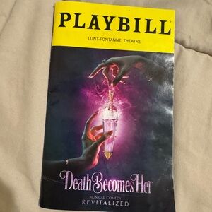 Playbill - Death Becomes Her